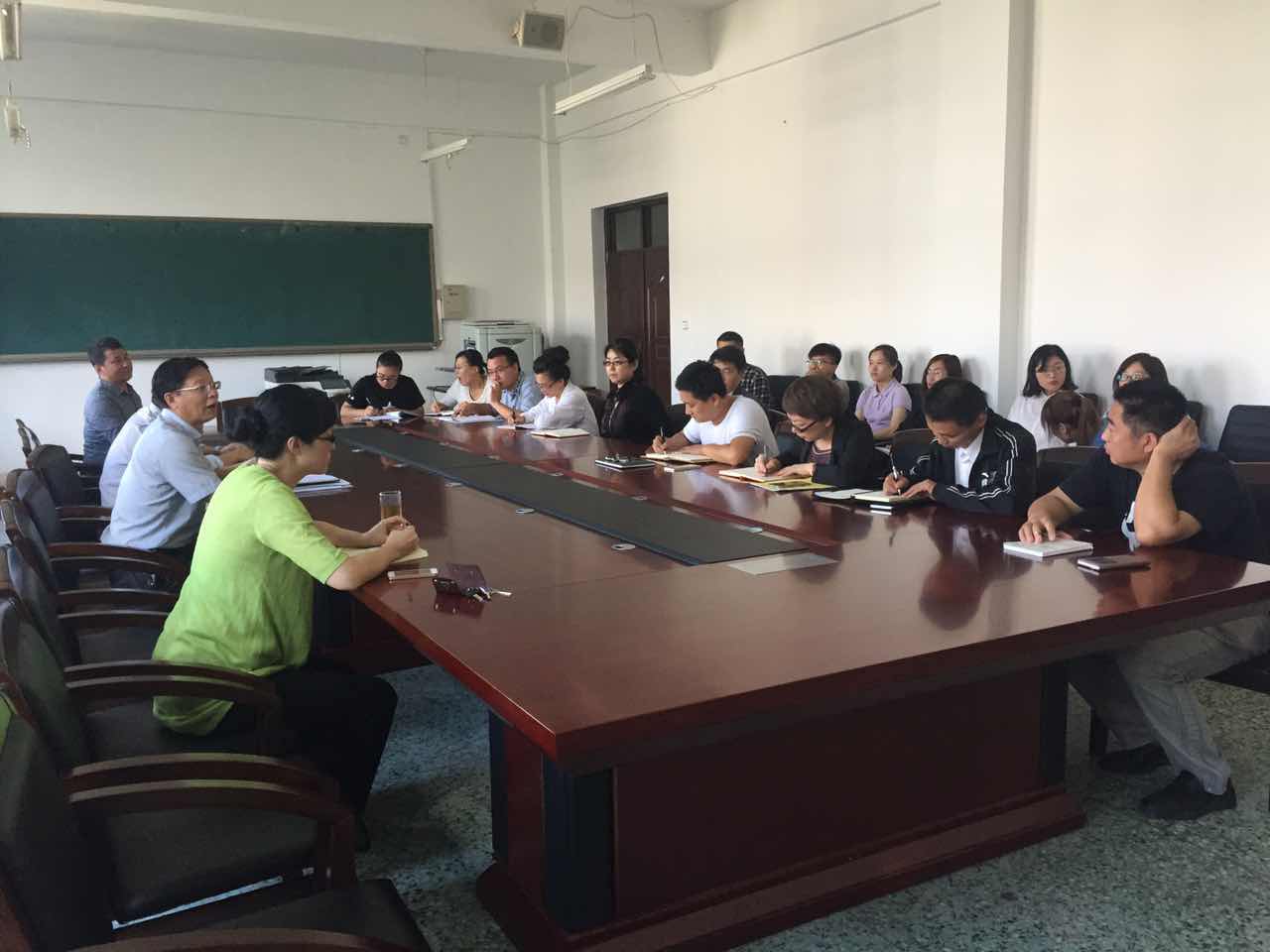 我院召开审核评估培训会